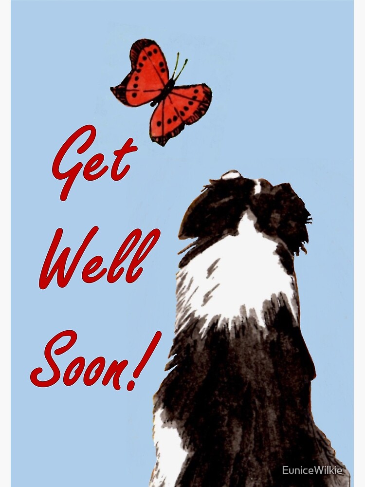 Thumbnail 2 of 2, Greeting Card, Friendly Fascination - Get Well Soon Card designed and sold by EuniceWilkie.