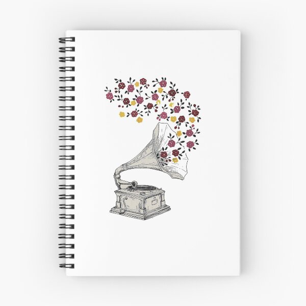 Item preview, Antique Gramophone playing flowers designed and sold by MindChirp.
