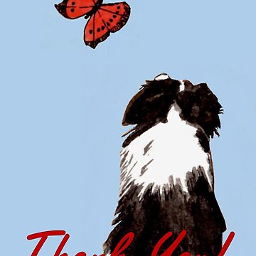 Artwork thumbnail, Friendly Fascination - Thank You Card by EuniceWilkie