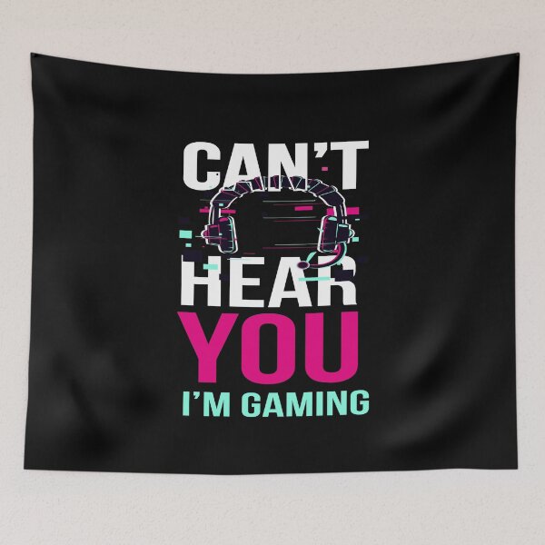 Item preview, Can't Hear You I'M Gaming Gamer Nerd Headset designed and sold by MooonTees.