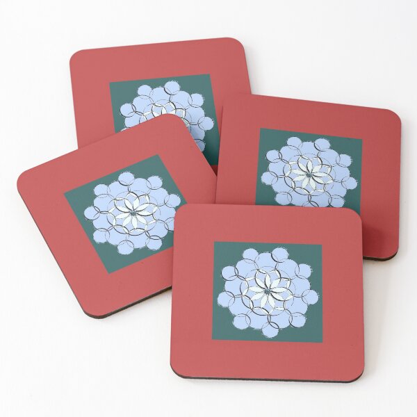 Item preview, Flower and circles designed and sold by artdemarta.