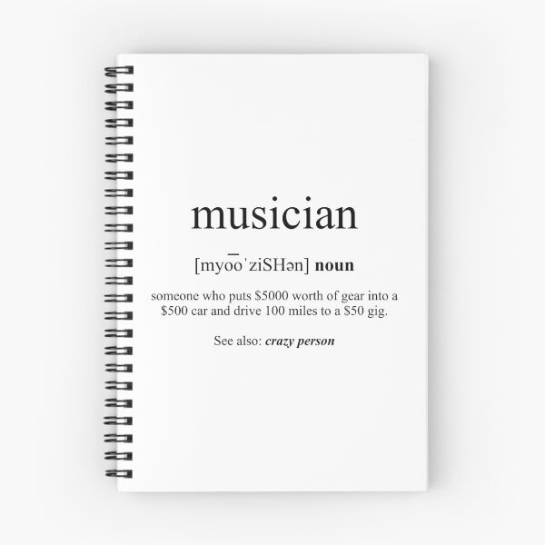 Item preview, Musician Definition | Dictionary Collection designed and sold by Designschmiede.