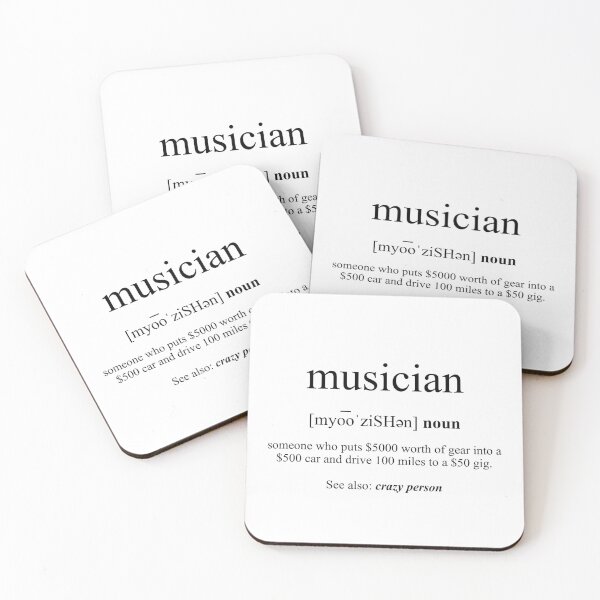 Item preview, Musician Definition | Dictionary Collection designed and sold by Designschmiede.