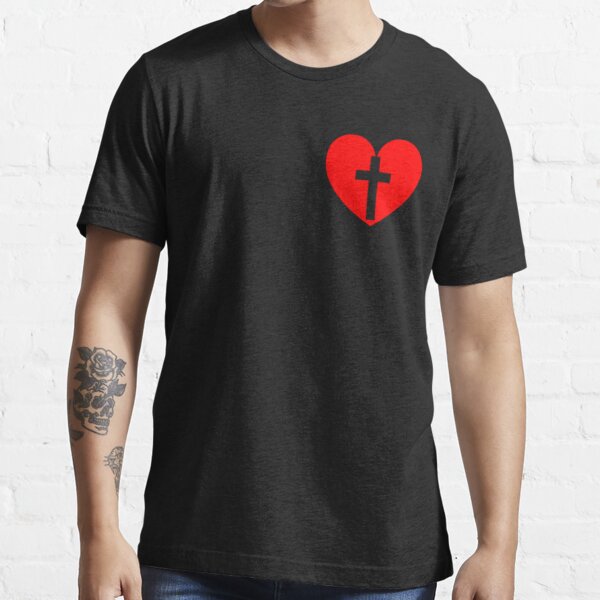 Christian T-Shirts & Tops : 2XL T-Shirt Heart Cardinal