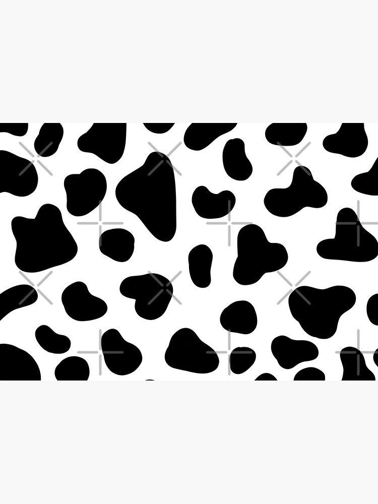 cute-cow-pattern-black-and-white-journal-for-sale-by-trajeado14-redbubble for Free Printable Dalmatian Spots Template Cute Cow Pattern Black and White