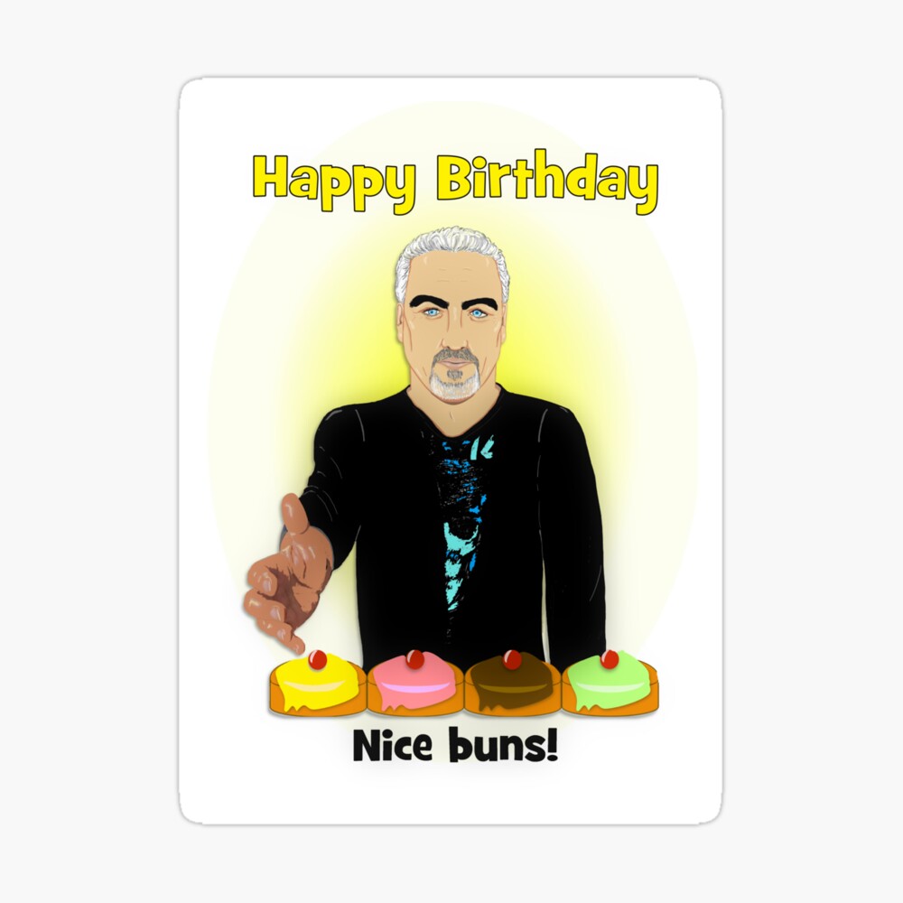 Nice Buns! Happy birthday from Paul Hollywood