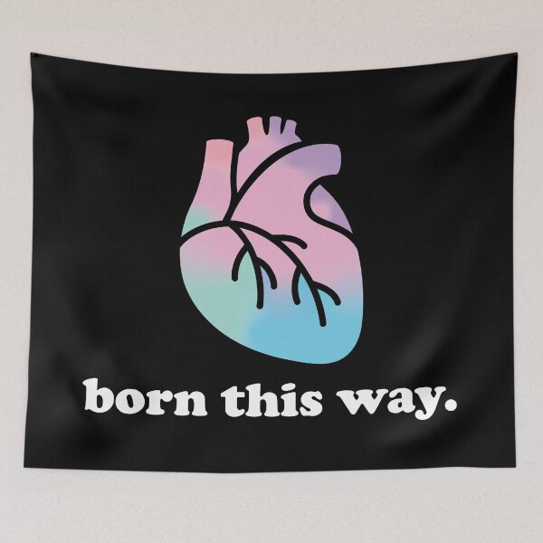 Item preview, Trans Heart - Born This Way designed and sold by dustlight.