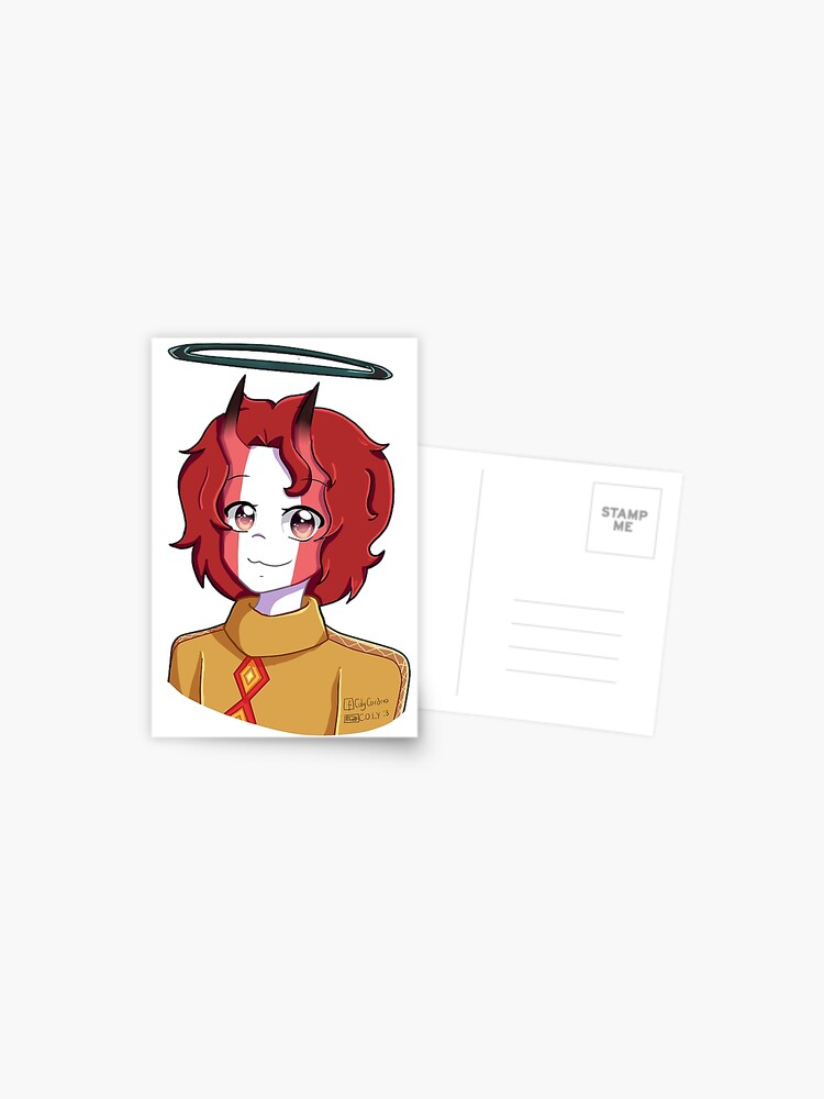 Countryhumans Russia Postcard by splendidshit