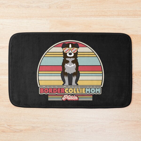 Item preview, Border Collie Mom Product. Retro Style Print designed and sold by PackAPunch.