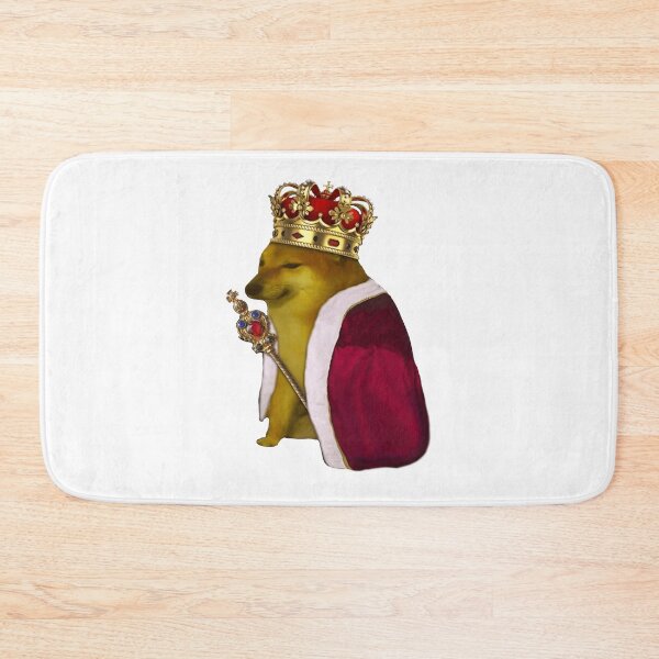 Item preview, Cheems king designed and sold by moonman1232141.