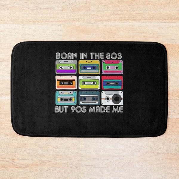 Item preview, Cassette Retro 80s Tapes Tshirt Born in the eighties mixtape designed and sold by majuga.