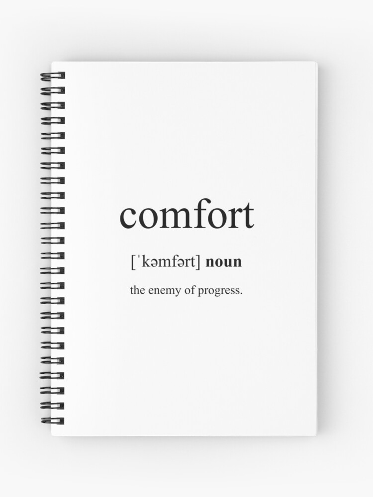 Comfort Definition | Dictionary Collection | Spiral Notebook