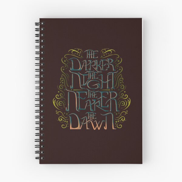 Item preview, The Darker the Night the Nearer the Dawn designed and sold by DarumaCreative's Shop.