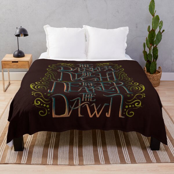Item preview, The Darker the Night the Nearer the Dawn designed and sold by DarumaCreative's Shop.