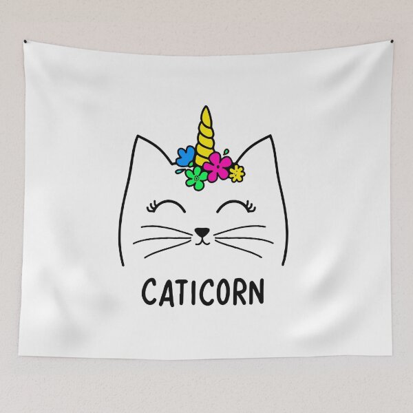 Item preview, cute caticorn magical unicorn cat! designed and sold by Davidbrg.
