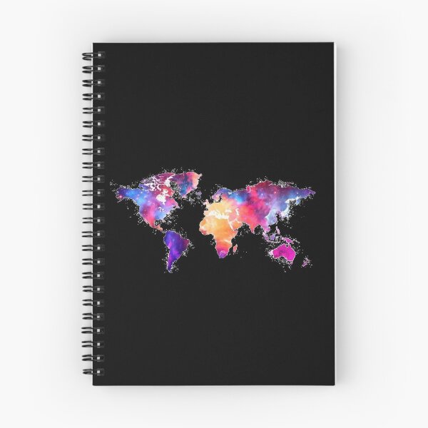 Item preview, Wold Map watercolor art  designed and sold by MindChirp.