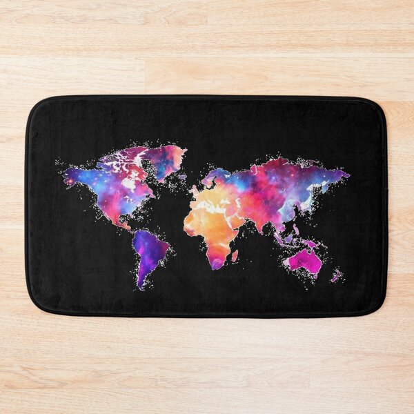 Item preview, Wold Map watercolor art  designed and sold by MindChirp.