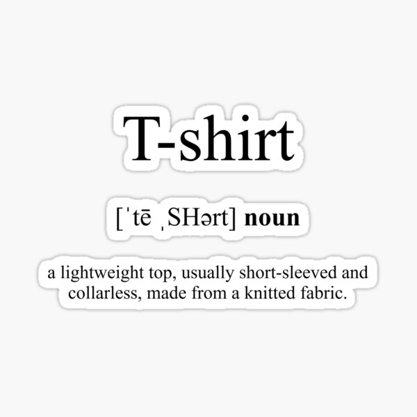 t-shirt-definition-dictionary-collection-sticker-by-designschmiede