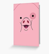 Gravity Falls Waddles Print Greeting Card