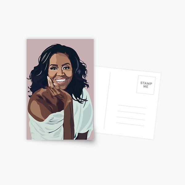 Michelle obama Postcard