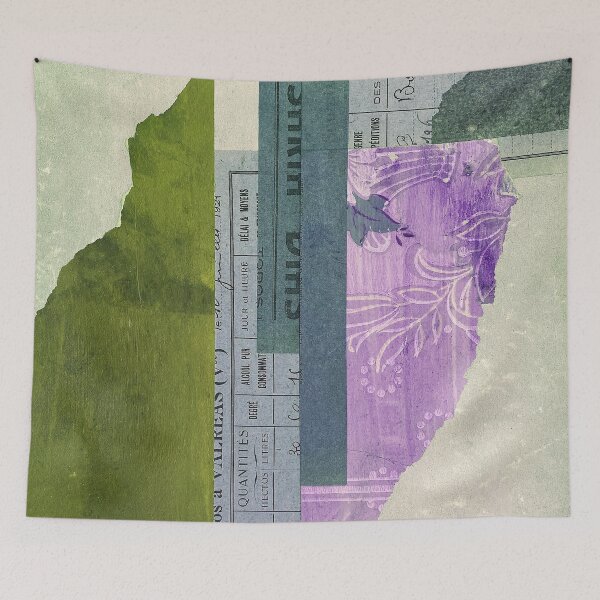 Item preview, Original Artwork Collage "La Caution" designed and sold by FuzzyHoney.