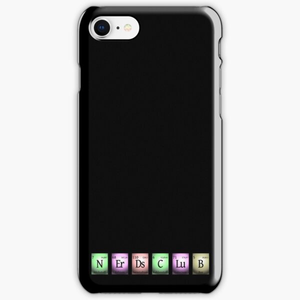 Black nerds club 2 in chemischen Elementen... iPhone Leichte Hülle