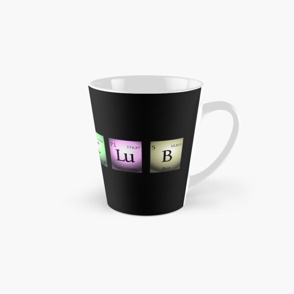 Black nerds club 2 in chemischen Elementen... Tasse (konisch)