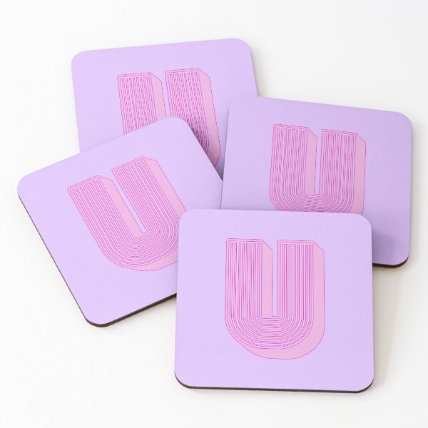 Item preview, Retro Letter U Sticker designed and sold by E M.