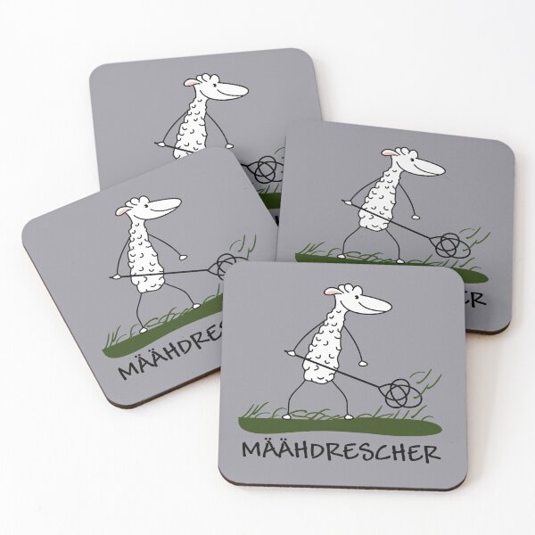 Item preview, Funny sheep mows the lawn designed and sold by spontania.