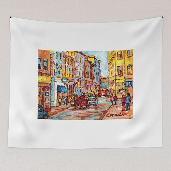 Item preview, OLD MONTREAL CALECHE RIDE SUMMER SCENE CANADIAN ART CAROLE SPANDAU designed and sold by Carole  Spandau.