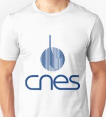 Logo der Französischen Weltraumagentur (CNES) Slim Fit T-Shirt
