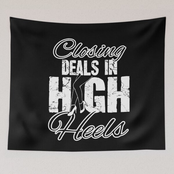 Item preview, Closing Deals In High Heels Realtor designed and sold by Captain Mood.