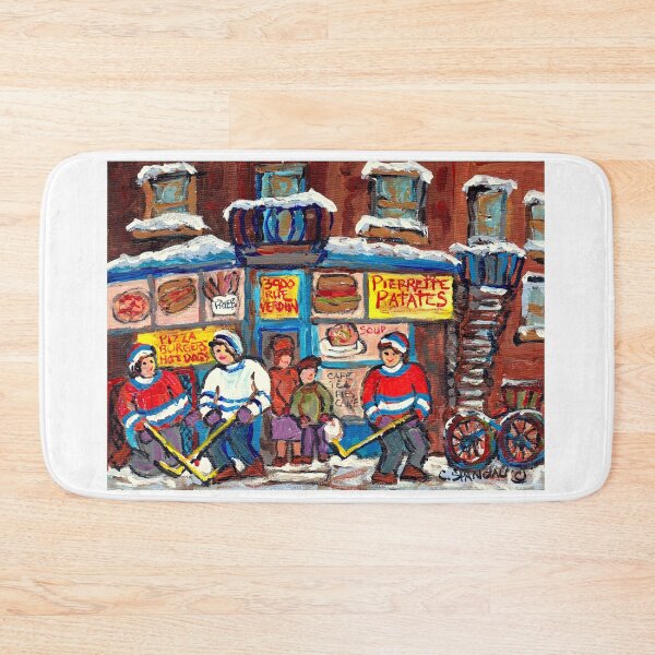 Item preview, MONTREAL WINTER SCENE VERDUN DINER CANADIAN ART CAROLE SPANDAU designed and sold by Carole  Spandau.