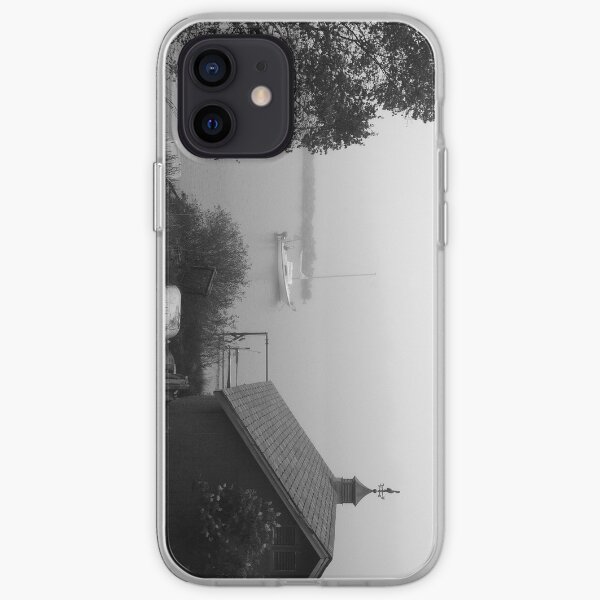 "Misty Morning, Sleepy Village" iPhone case iPhone Soft Case