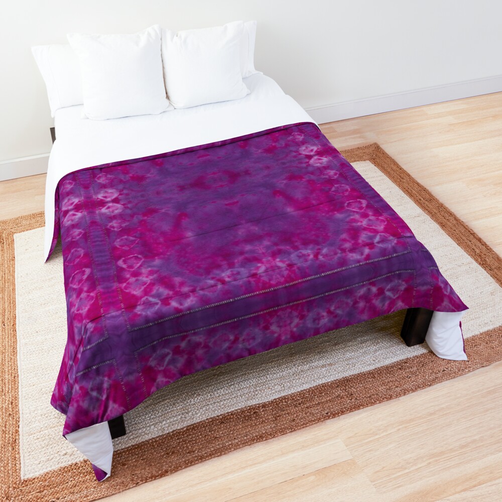 Chickpea Shibori Pink Comforter