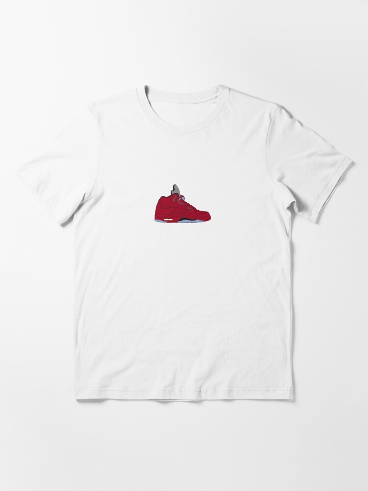 Youth Jordan Brand Red AJ 90's Baseball V-Neck T-Shirt