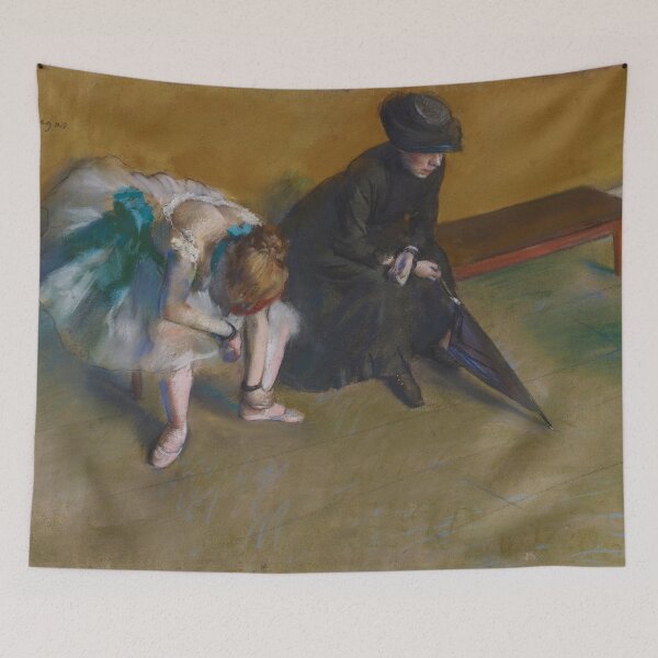 Item preview, Waiting by Edgar Degas (1882) designed and sold by allhistory.