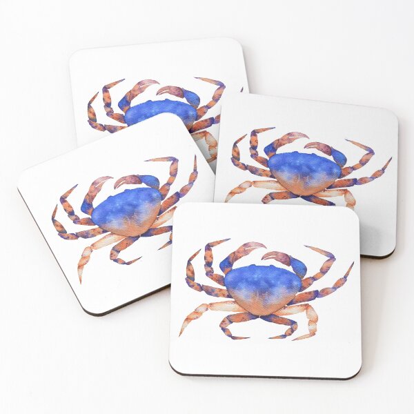 Item preview, Watercolor Dungeness Crab designed and sold by Katie O..