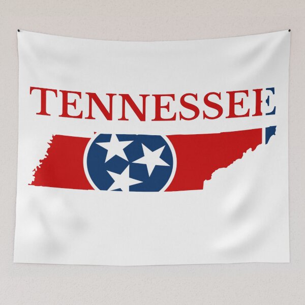 Item preview, Mapa de la bandera de Tennessee designed and sold by marosharaf.