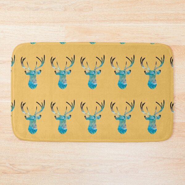 Item preview, Blue Deer - Stag Painting designed and sold by ElfShoppe.
