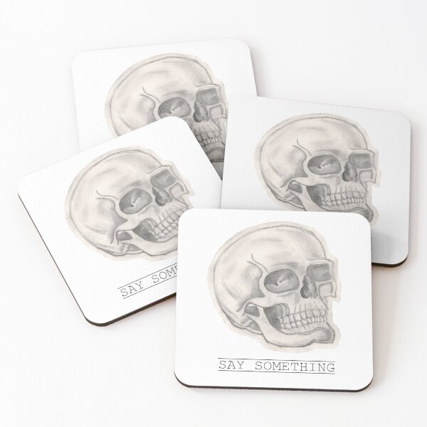 Item preview, Say Something Large Skull  designed and sold by Titoduhburito.
