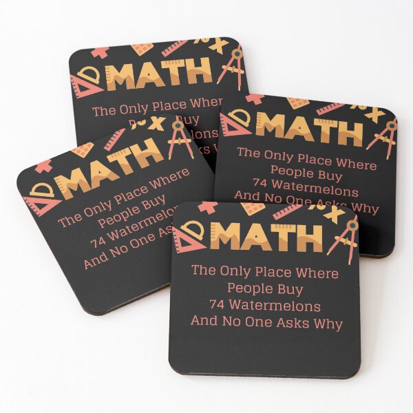 Item preview, Math The Only Place Where People Buy 74 Watermelons T-Shirt  designed and sold by Pauloemde.