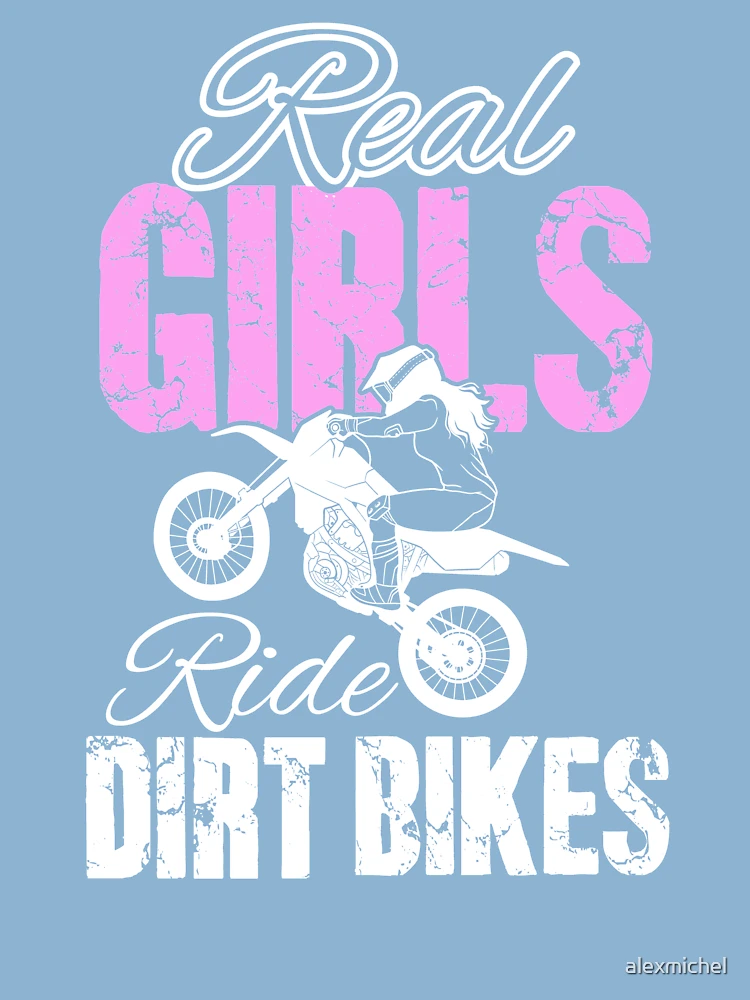 Real Girls Ride Dirt Bikes graphic Funny Gift for Girl Backpack by