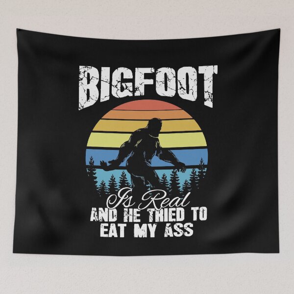 Item preview, Vintage Bigfoot Is Real And He Tried To Eat My Ass designed and sold by Captain Mood.