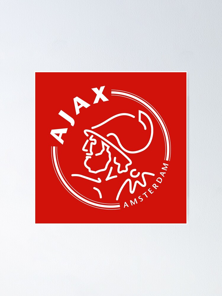 Ajax Fc Poster By Designsulove Redbubble