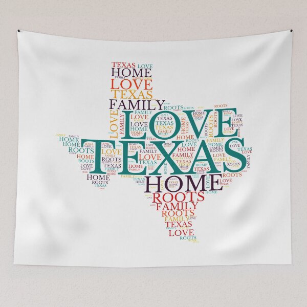 Item preview, Texas State Home, Love, Roots and Family Map designed and sold by marosharaf.