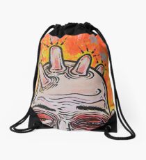 My Dad Can Beat Your Dad Drawstring Bag