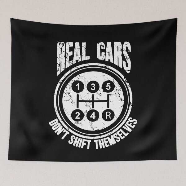 Item preview, Real Cars Don't Shift Themselves designed and sold by Captain Mood.