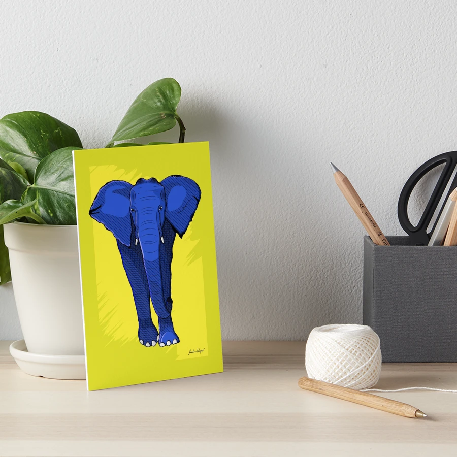 Dark Blue Elephant