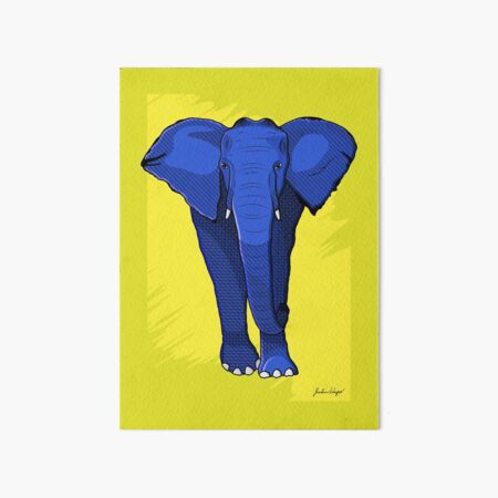 Dark Blue Elephant